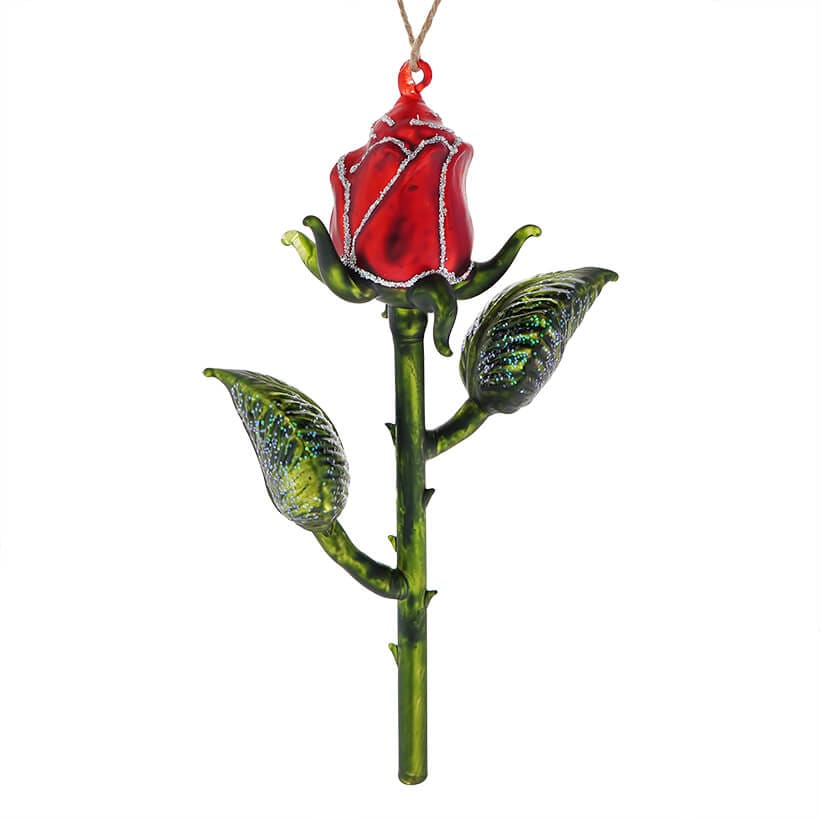 Red Rose Ornament