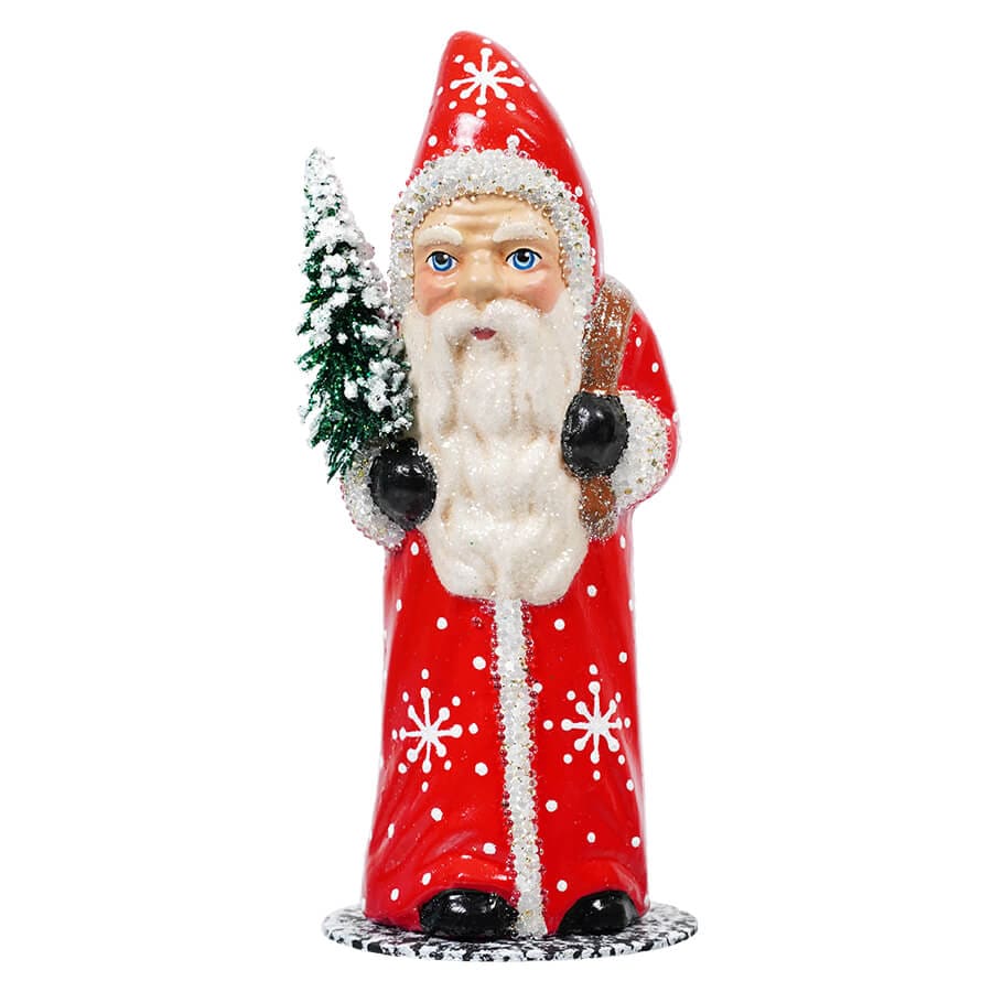 Red Santa With Snowflake Coat