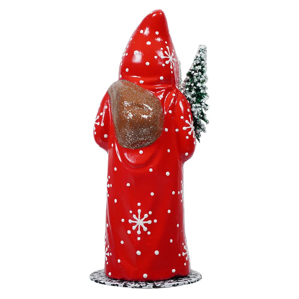 Red Santa With Snowflake Coat