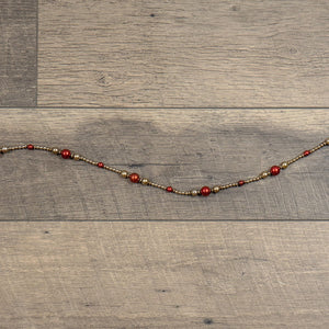 Red & Silver Antique Garland