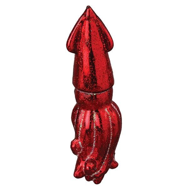 Red Squid Ornament