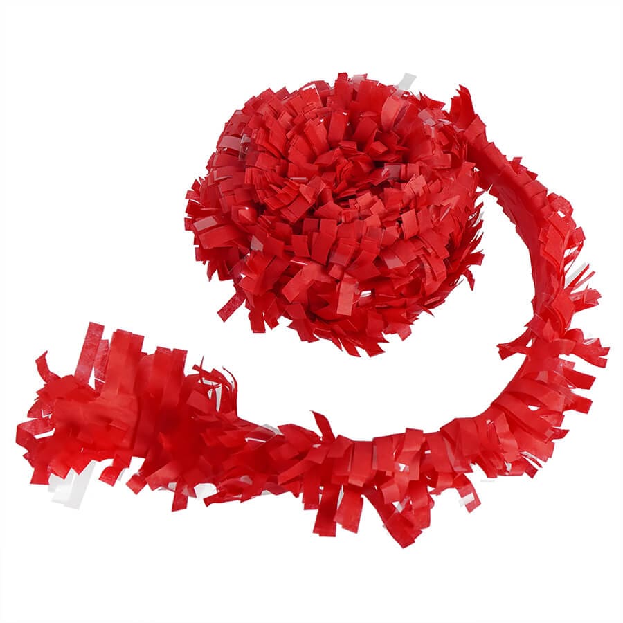 Red Tissue Festooning Garland