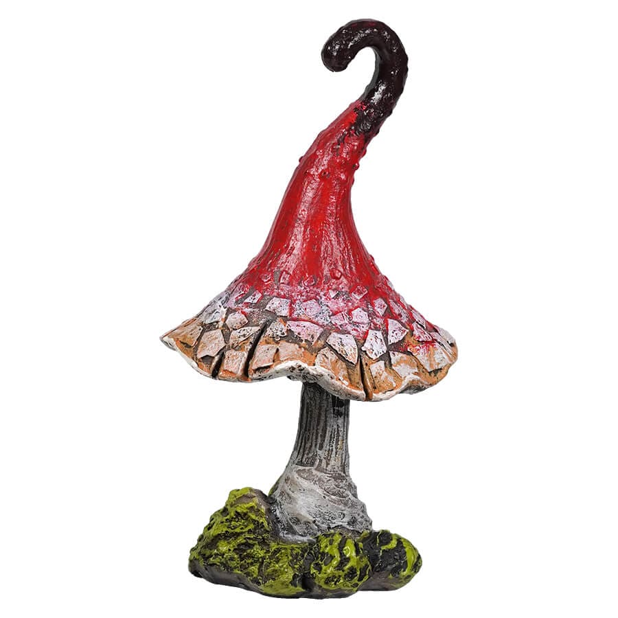 Red Whimsical Mushroom Decor