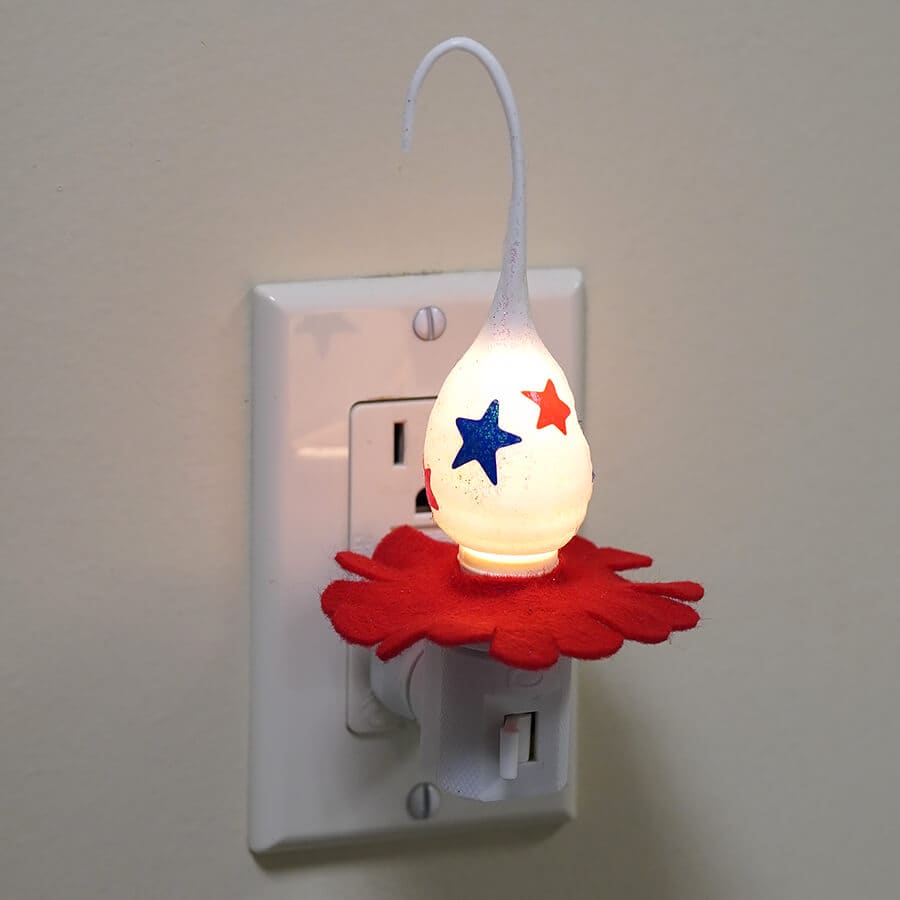 Red, White & Blue Old Glory Nightlight