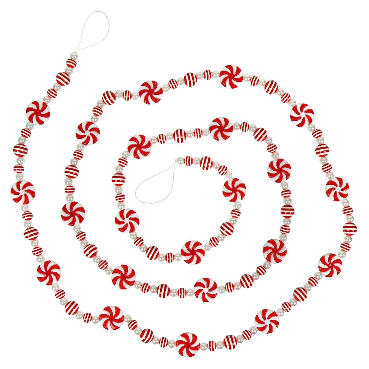 Red & White Holiday Candy Garland