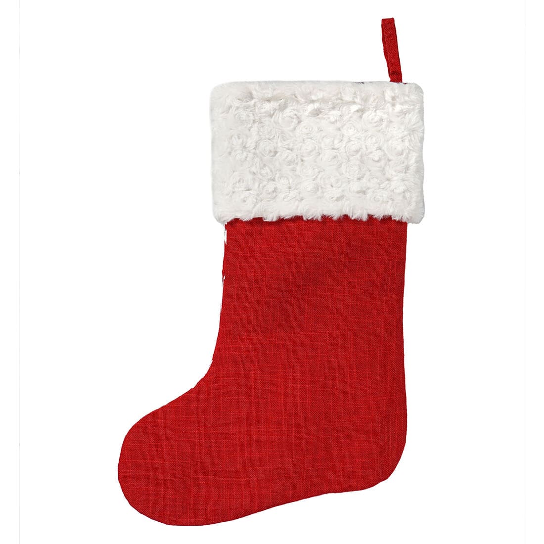 Red & White Merry Christmas Stocking