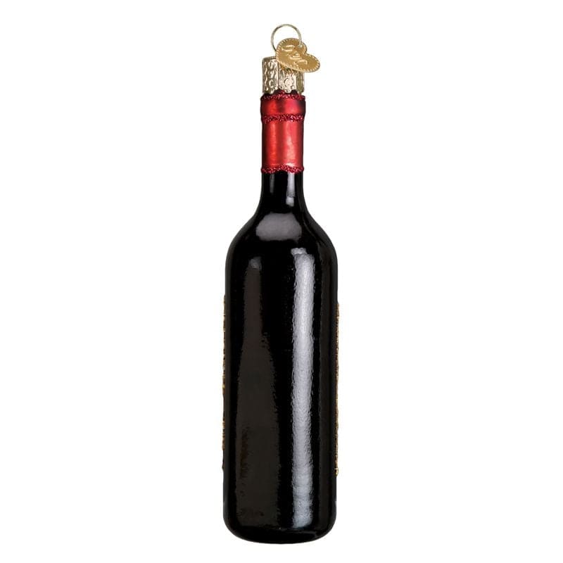 Red Wine Bottle Ornament