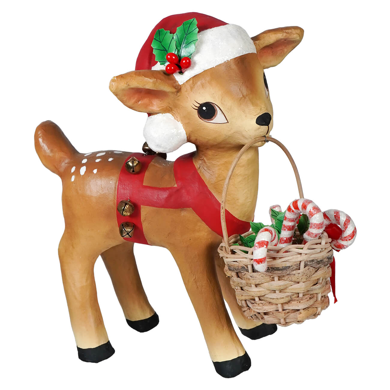 Reindeer Carrying Basket - Christmas