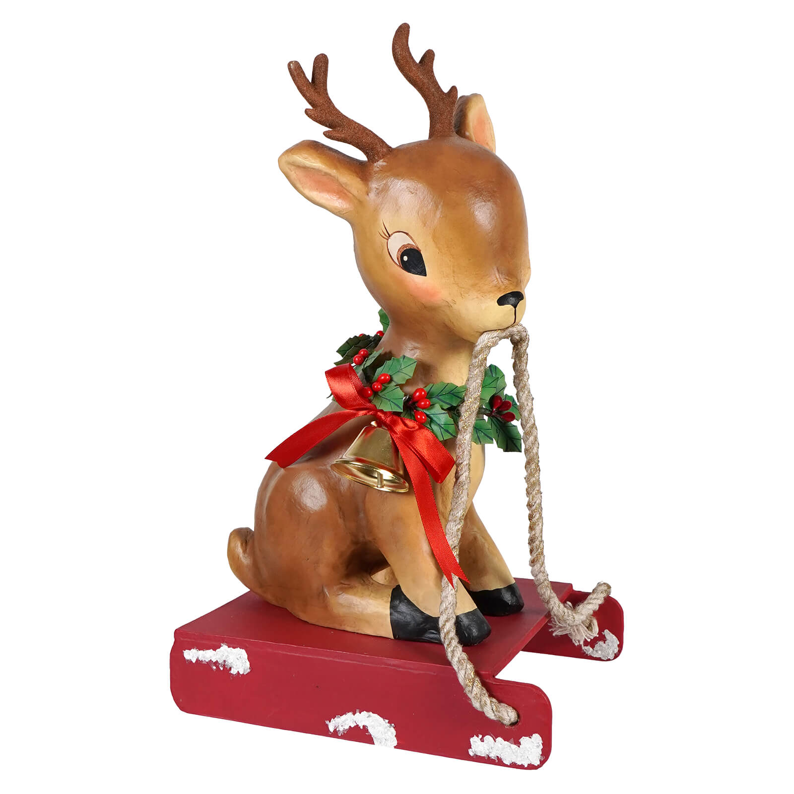 Reindeer On Sled - Christmas