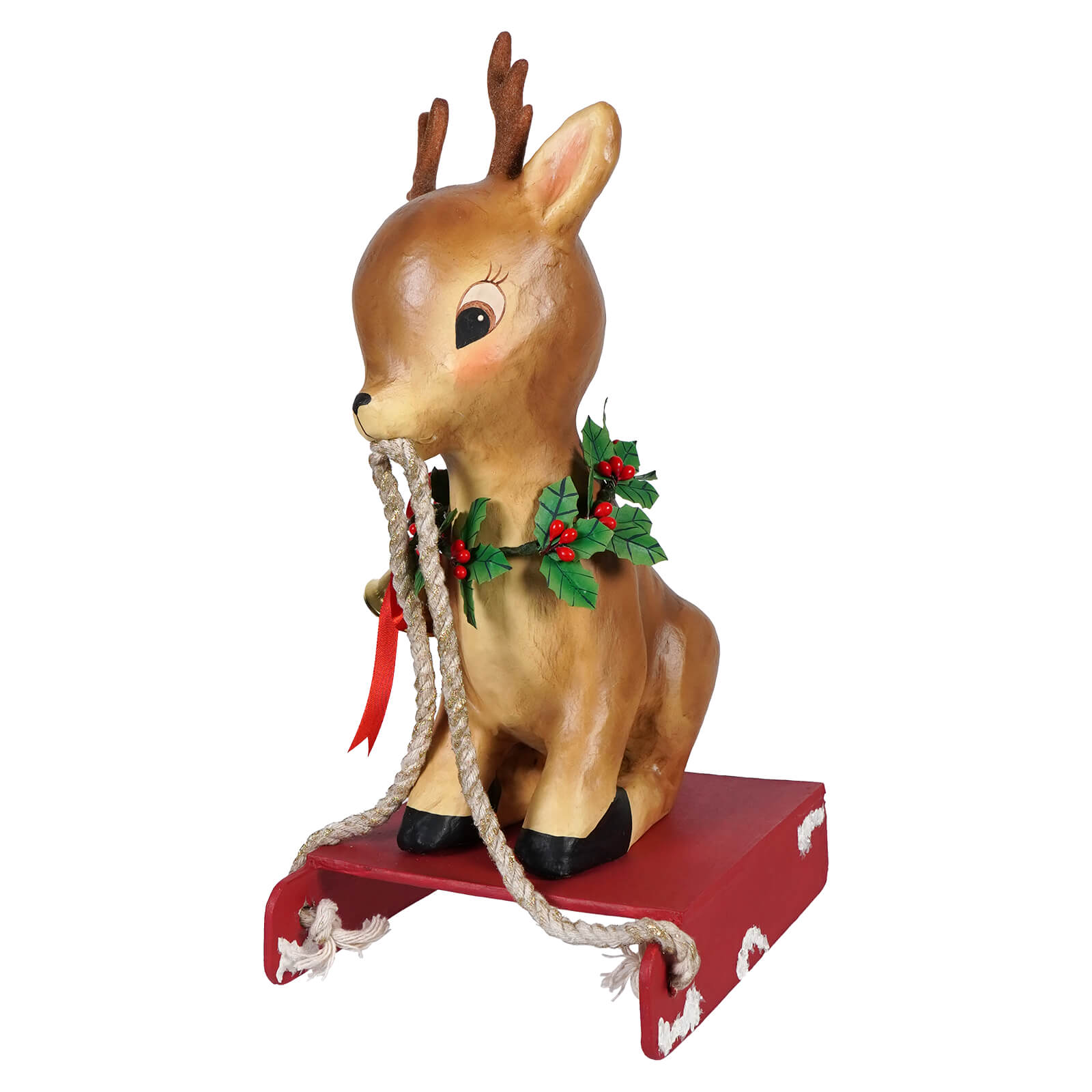 Reindeer On Sled - Christmas