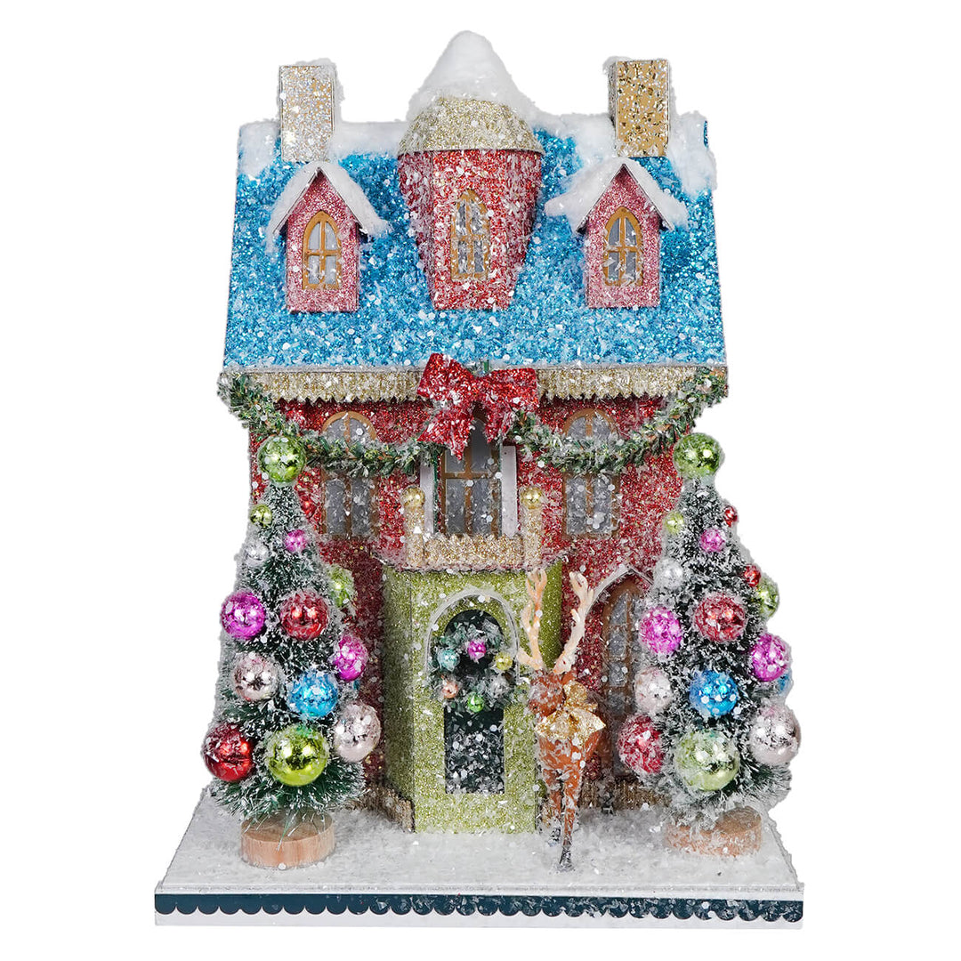 Cody Foster Reindeer Palace Christmas Village House by Cody Foster