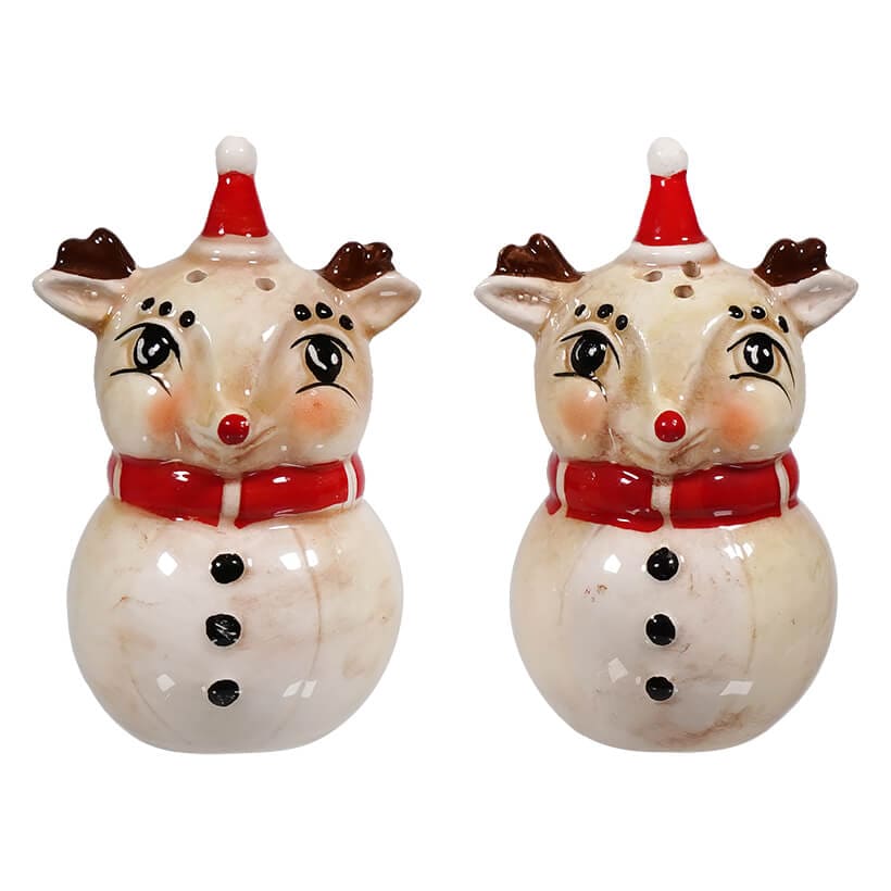 Reindeer Salt & Pepper Shakers Set/2