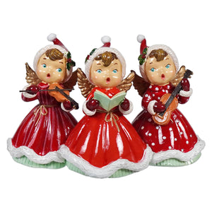 Resin Retro Carolers - Christmas