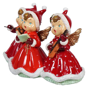 Resin Retro Carolers - Christmas