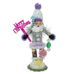 Retro Candy & Sugarplums Santa Fancy Pants Figure