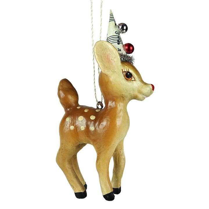 Retro Deer Ornament