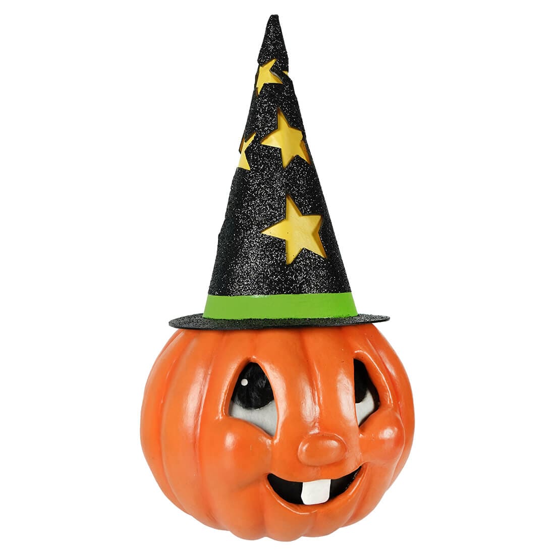 Retro Pumpkin Witch Container