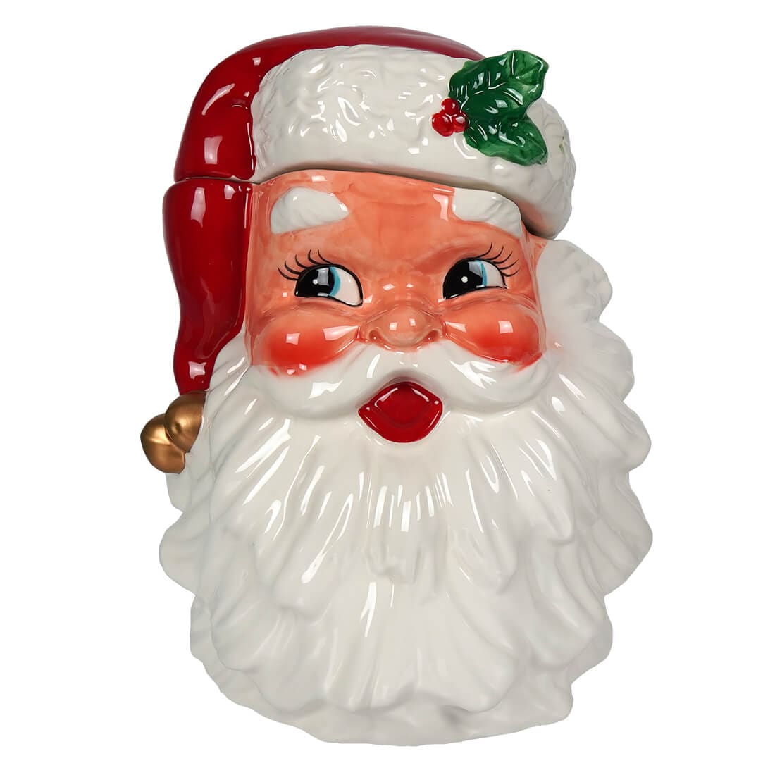 Retro Santa Cookie Jar