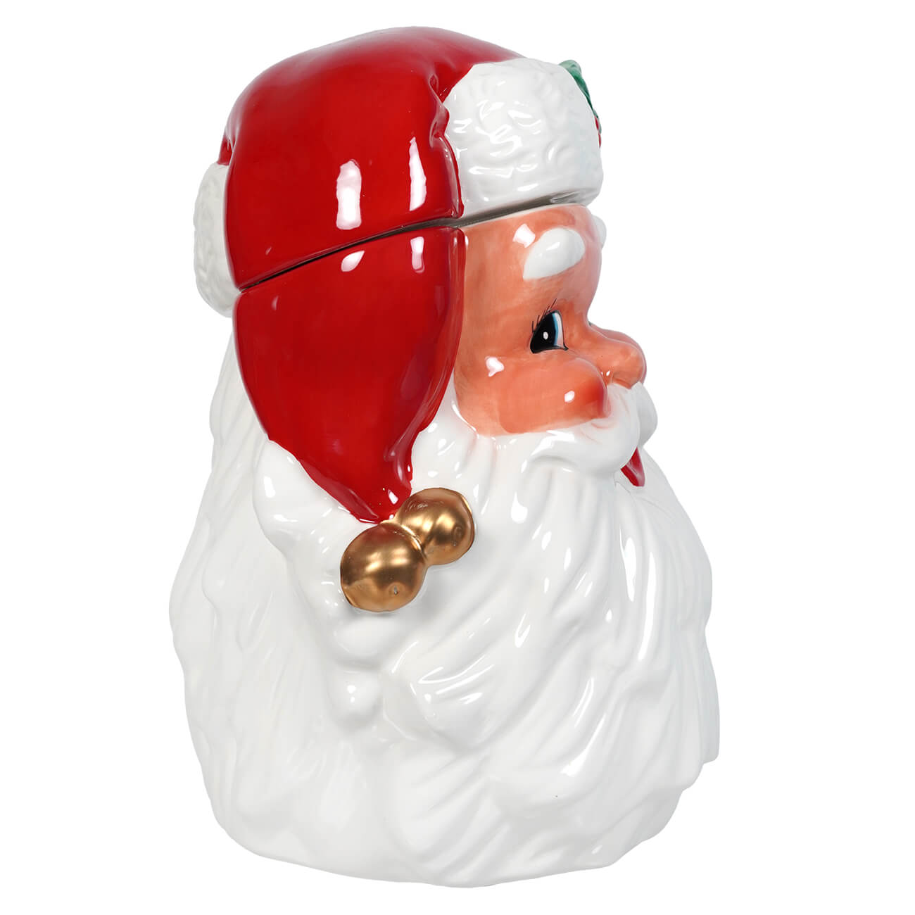 Retro Santa Cookie Jar - Christmas