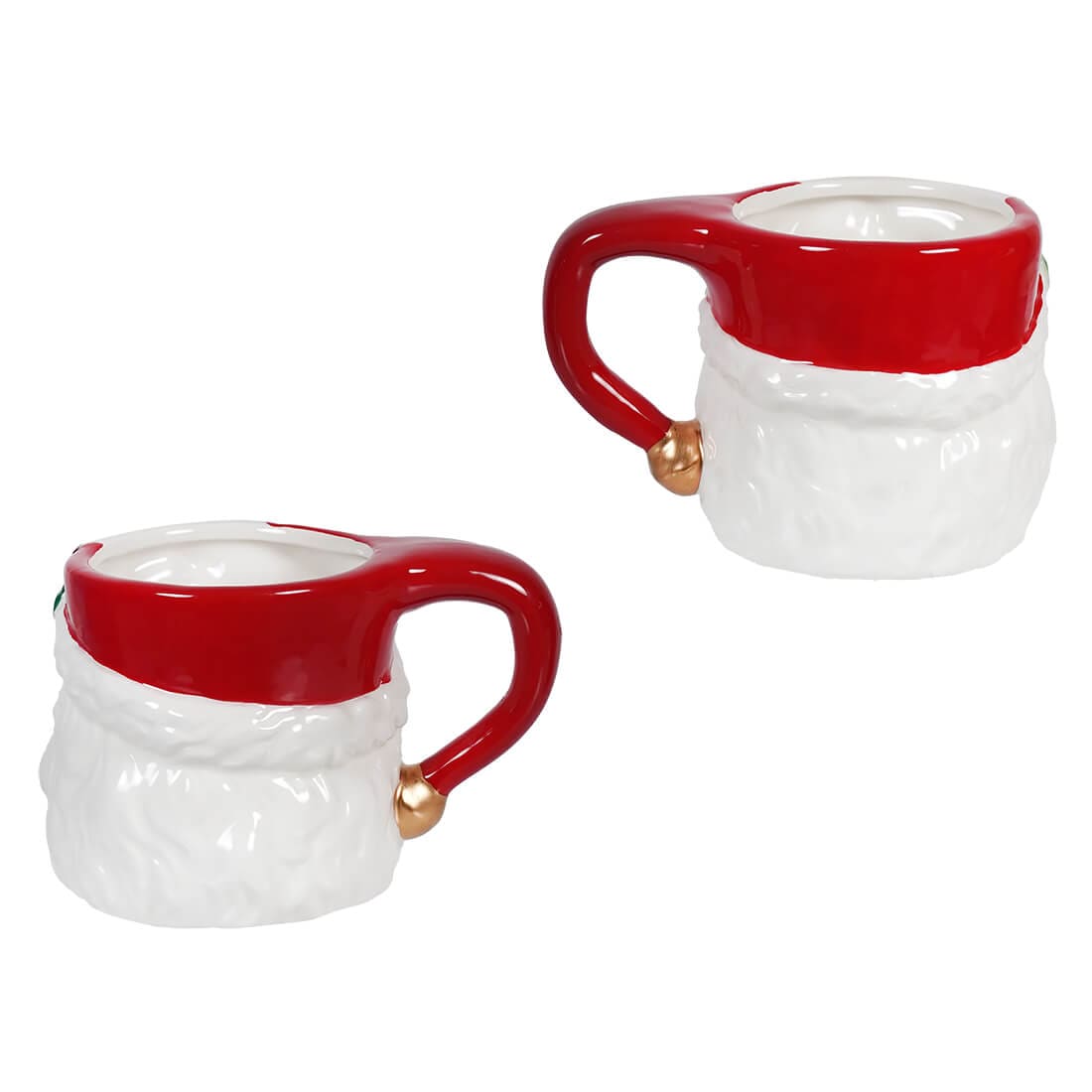 Retro Santa Mini Mugs Set/2 - Christmas