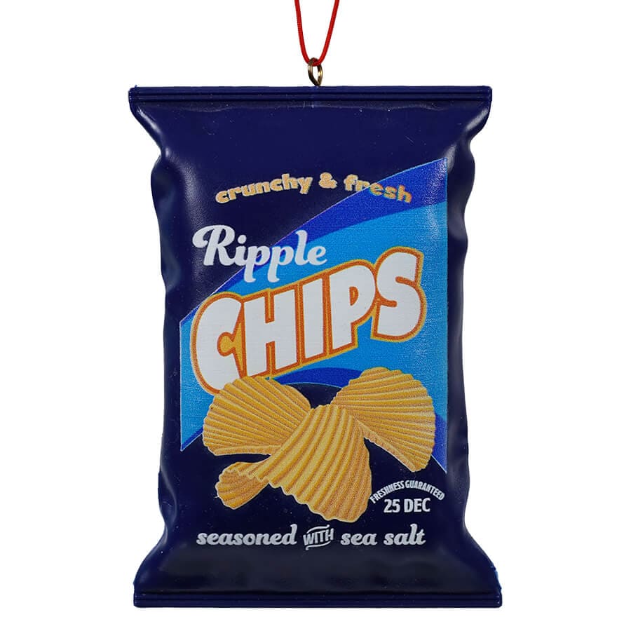 Ripple Chips Snack Bag Ornament - Ornaments