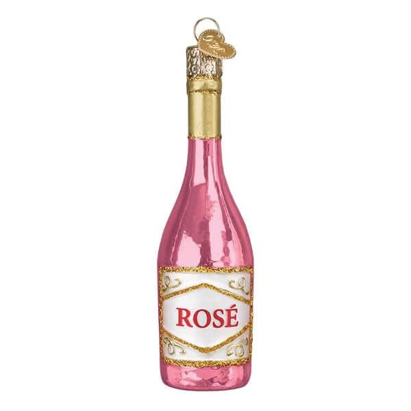 Rose Wine Ornament