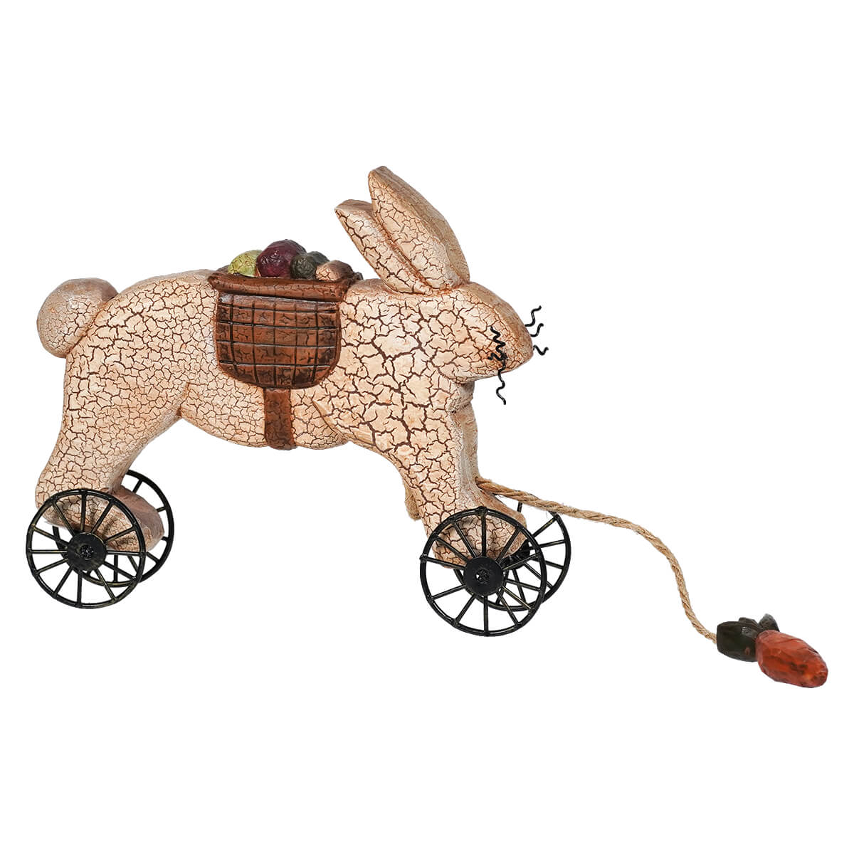 Running Rabbit Pull-Toy - Easter