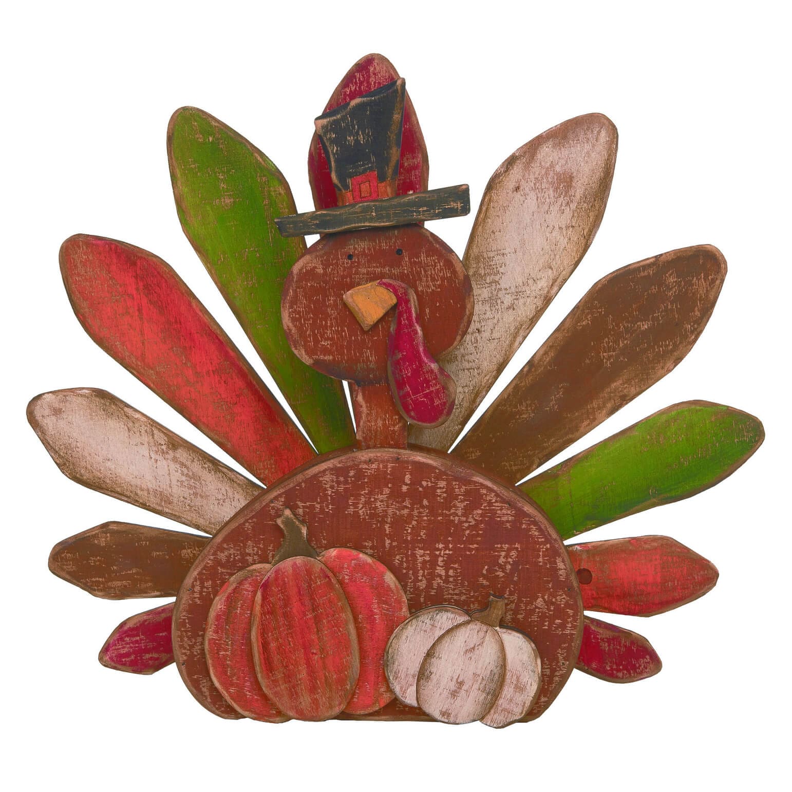 Rustic Plywood Turkey Decor - Thanksgiving