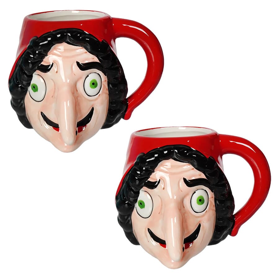 Sadie Old Hag 3D Mugs Set/2