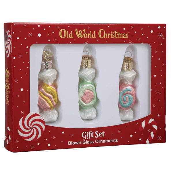 Salt Water Taffy Ornaments Set of 3