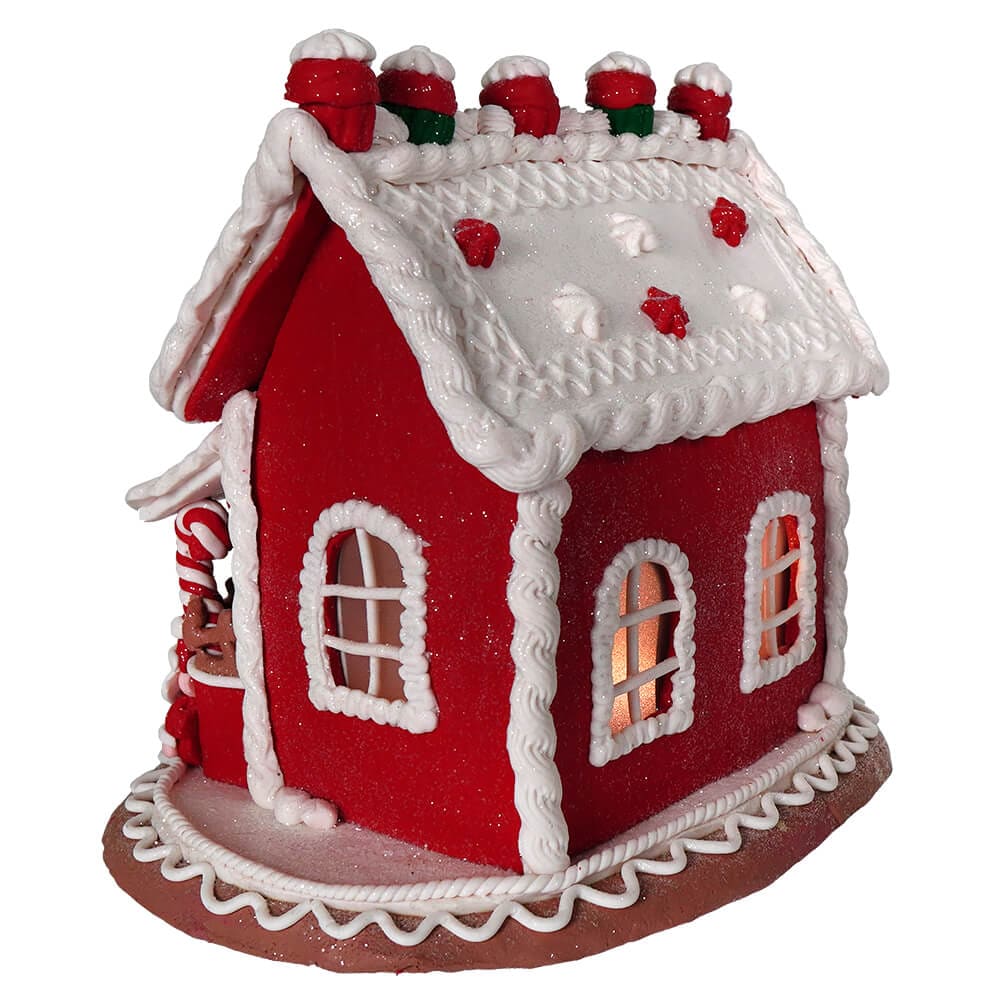 Santa and Mrs. Claus Gingerbread House