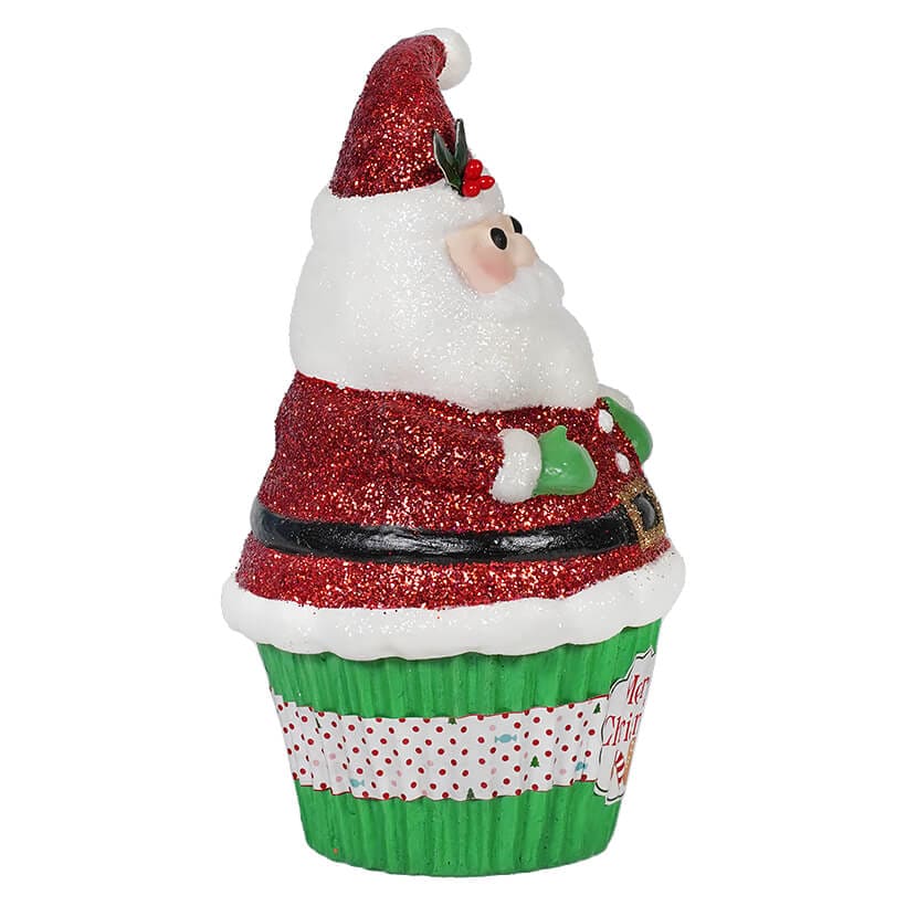 Santa Claus Cupcake Container