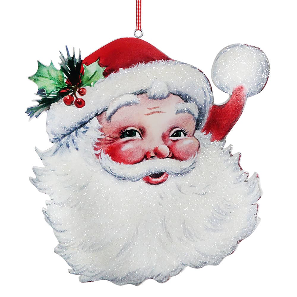 Santa Head Ornament