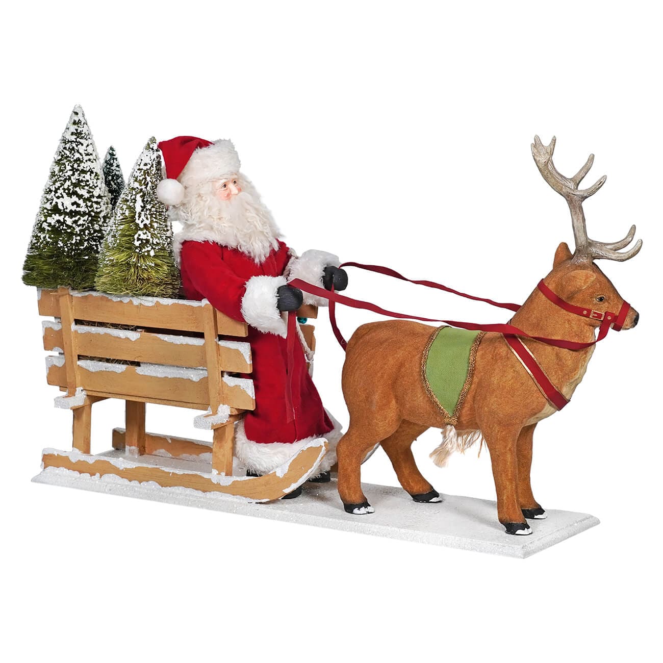 Santa In A One Horse Open Sleigh