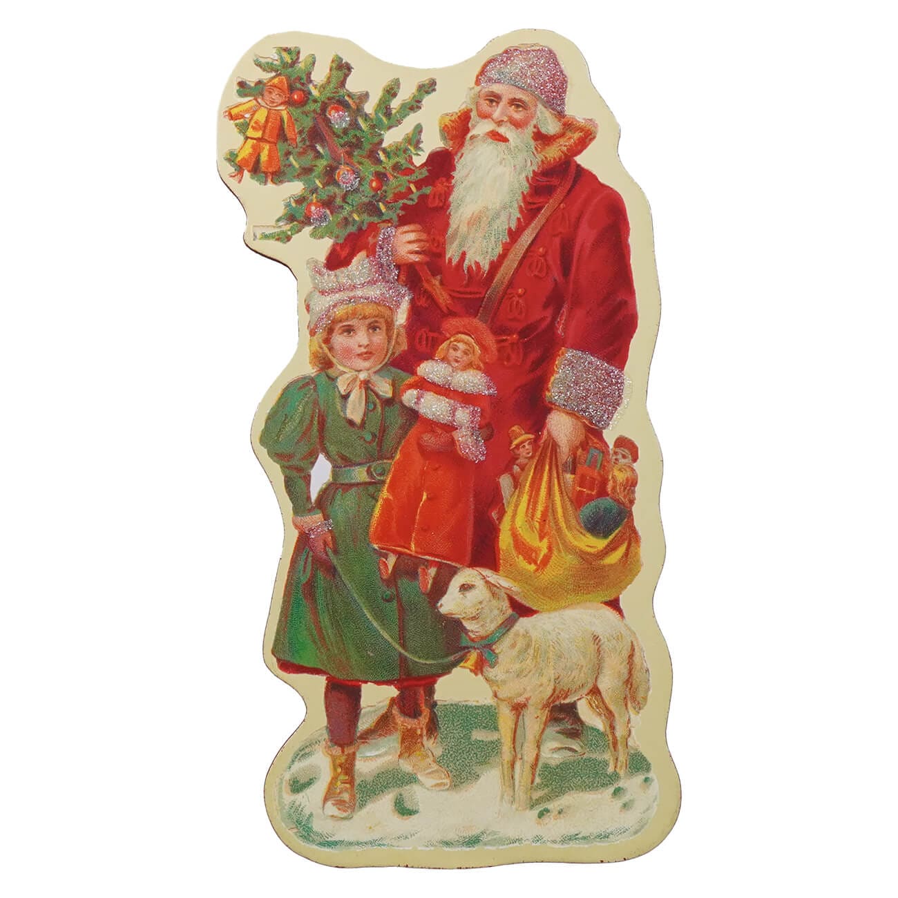 Santa & Lamb Dummy Board - Christmas