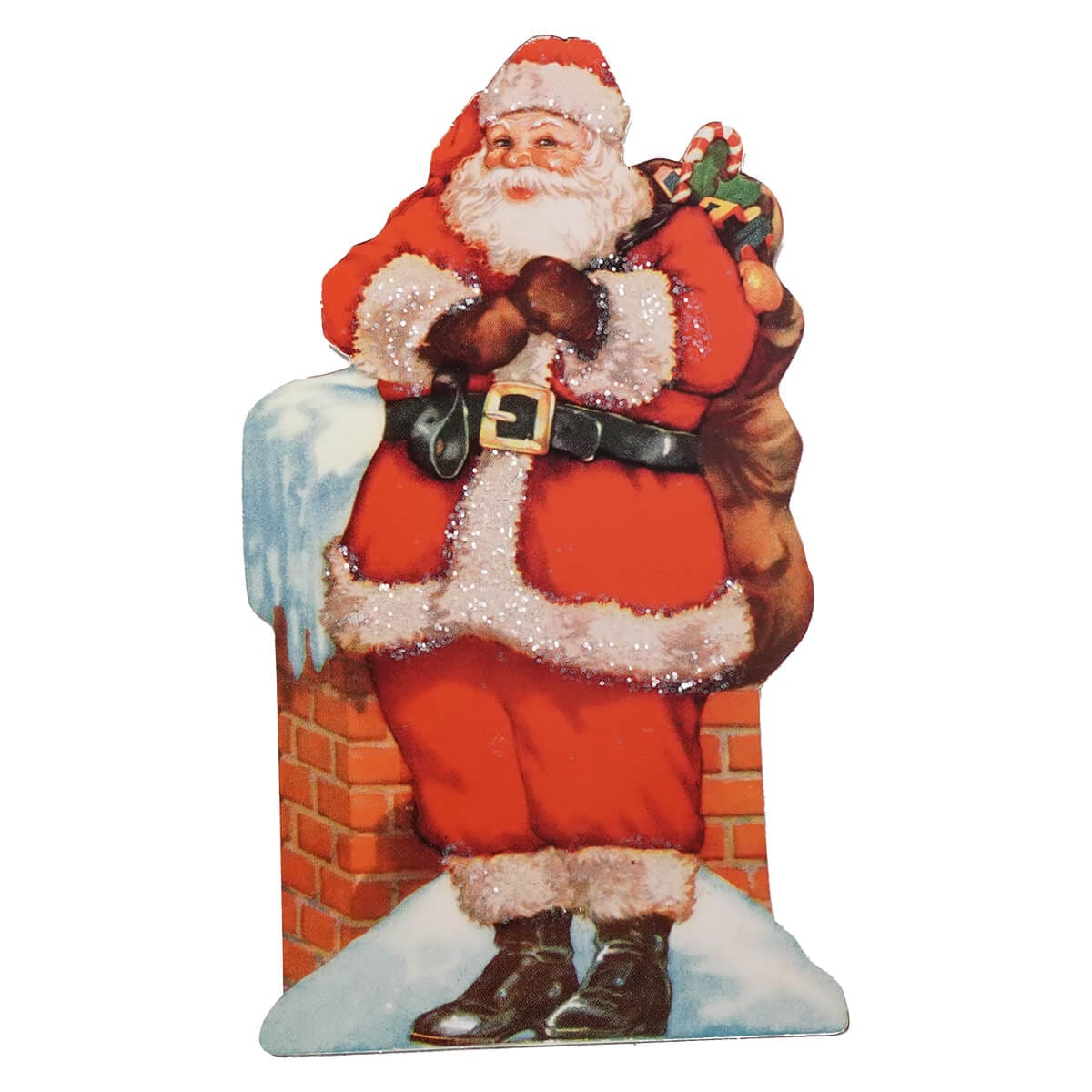 Santa on Roof Dummy Board - Christmas