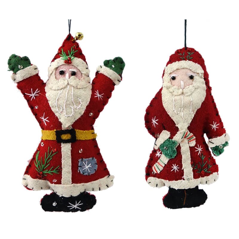 Santa Ornaments Set/2