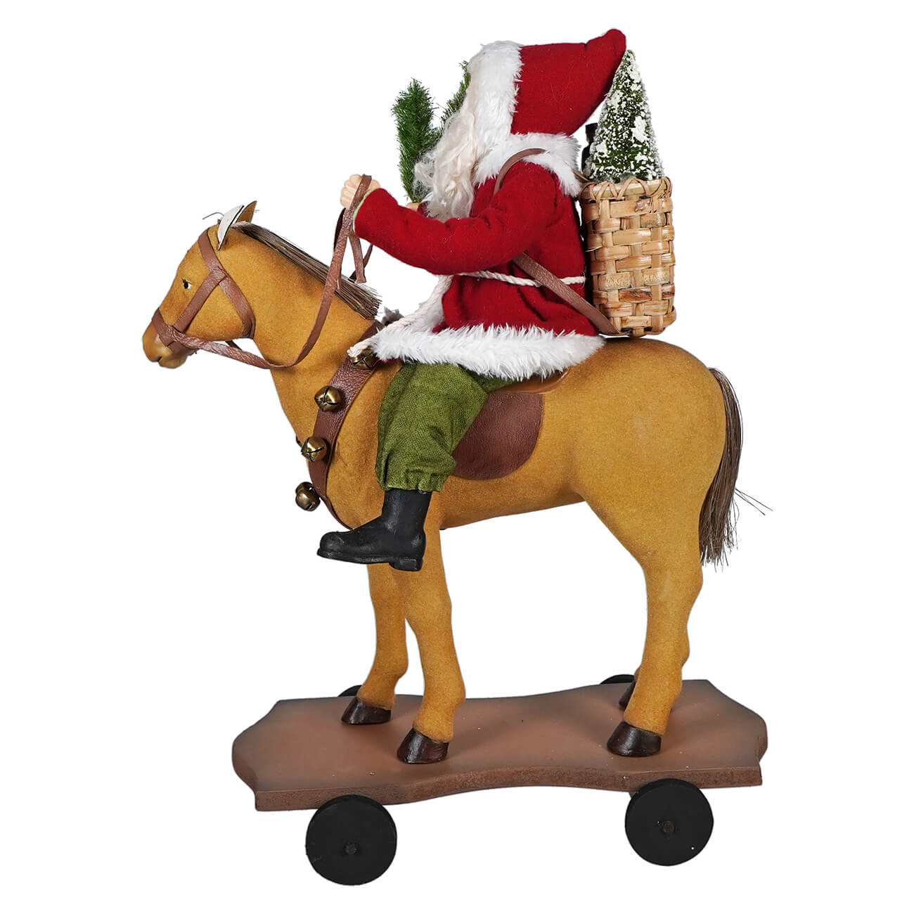 Santa Riding Horse Pull Toy - Christmas