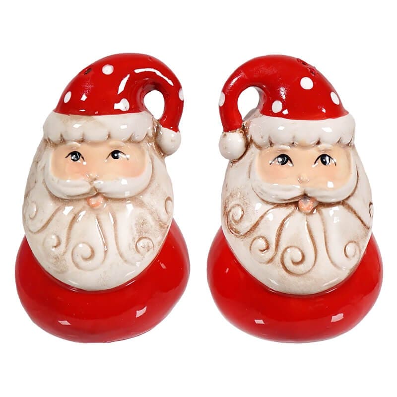 Santa Salt n' Pepper Shakers Set/2