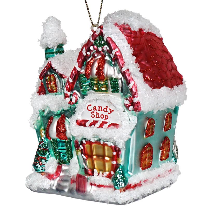 Santa's Candy Shop House Ornament