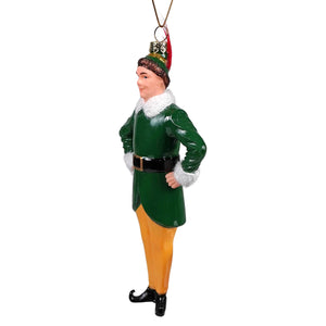 Santa’s Helper Glass Ornament - Ornaments