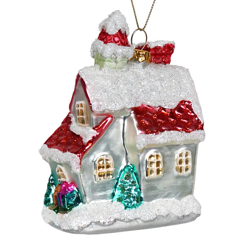 Santa's House Ornament