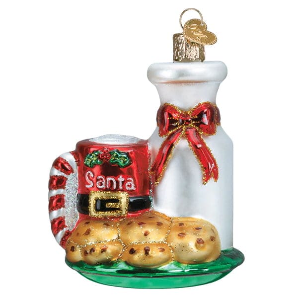 Santa's Milk & Cookies Ornament