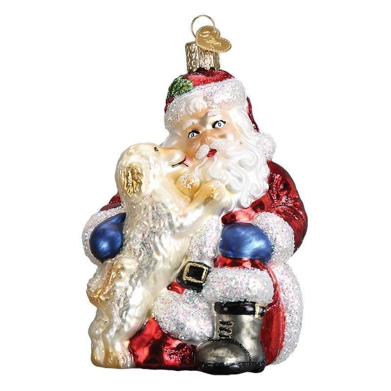 Santa's Puppy Love Ornament