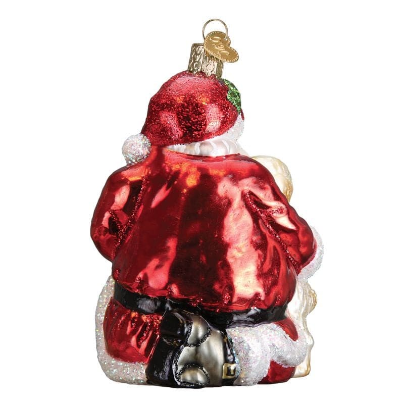 Santa's Puppy Love Ornament