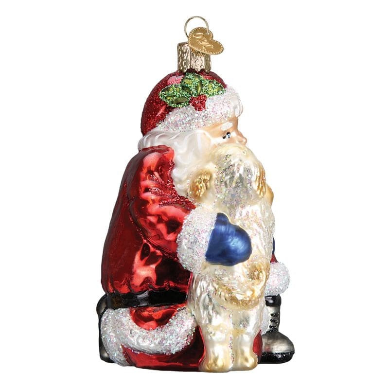 Santa's Puppy Love Ornament