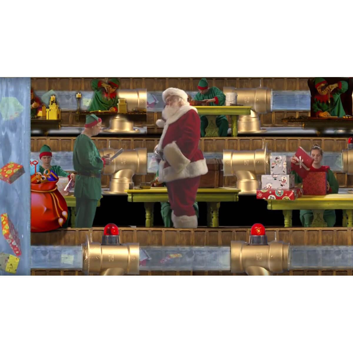 Santa's Workshop & Elves Toy Factory Projection DVD or USB