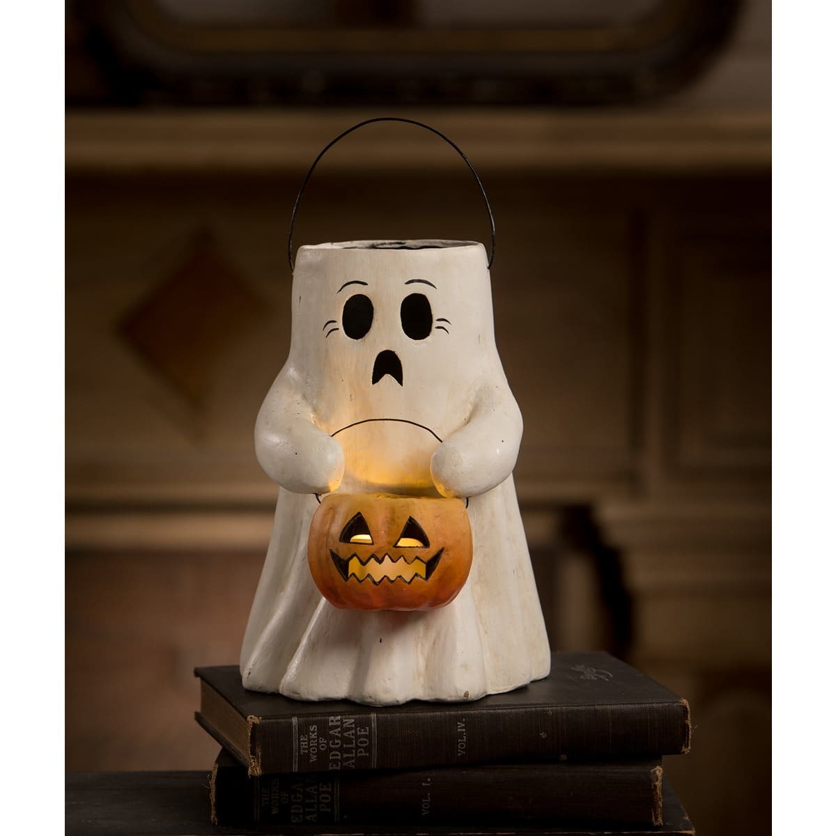 Scaredy Boo With Pumpkin Bucket