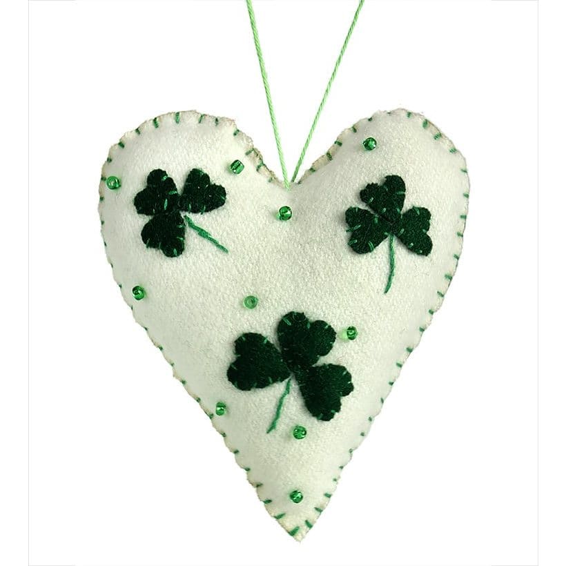 Shamrock Heart Ornament