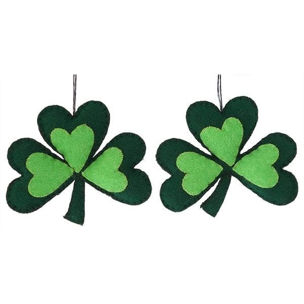 Shamrock Ornaments Set/2